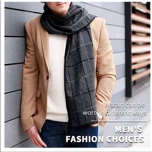 Fullron Cashmere Blend Plaid Scarf